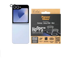 PanzerGlass Hoops Samsung Galaxy Z Flip 6 Glazen Camera Lens Protector - Case Friendly - Zwart