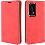 Mobigear Retro Slim Huawei P40 Pro Plus Hoesje Bookcase Portemonnee - Rood