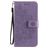 Mobigear Flowers OPPO A54 5G Hoesje Bookcase Portemonnee - Paars