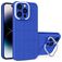 Mobigear Cube iPhone 14 Pro Max Hoesje Hardcase Backcover met Standaard - Blauw