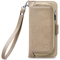 Mobilize Gelly Zipper Samsung Galaxy A3 (2017) Hoesje Uitneembare 2in1 Clutch - Latte