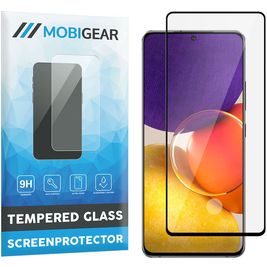 Mobigear Premium Samsung Galaxy A82 5G Glazen Screenprotector - Case Friendly - Zwart