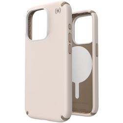 Speck Presidio2 Pro iPhone 15 Pro MagSafe Hoesje Hardcase Backcover Shockproof - Bleached Bone