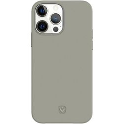 Valenta Snap Luxe iPhone 13 Pro Max Hoesje Echt Leer Backcover - Grijs