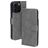 Mobiparts Classic Wallet MagSafe iPhone 16 Pro Hoesje Bookcase Portemonnee - Granite Grey