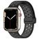 Mobigear Sport Plus Mag Siliconen Apple Watch Bandje Magneetsluiting - 42/41/40/38 mm - Zwart / Grijs