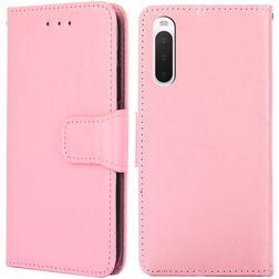Mobigear Wallet Sony Xperia 10 IV Hoesje Bookcase Portemonnee - Roze