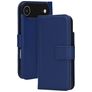 Mobiparts Wallet iPhone Air MagSafe Hoesje Echt Leer Bookcase Portemonnee - Blauw