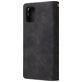 Mobigear Zipper Samsung Galaxy A51 Hoesje Bookcase Portemonnee - Zwart