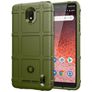 Mobigear Rugged Shield Nokia 1 Plus Hoesje Flexibel TPU Backcover Shockproof - Legergroen