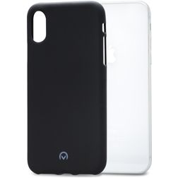 Mobilize Gelly iPhone XS Max Hoesje Flexibel TPU Backcover - Matt Black