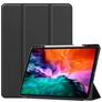 Mobigear Tri-Fold Gel iPad Pro 12.9 Inch (2022) Hoes TPU,Kunstleer Bookcase + Stylus Houder - Zwart