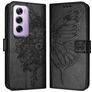 Mobigear Butterfly OPPO Reno 12 Pro Hoesje Bookcase Portemonnee - Zwart