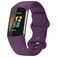 Mobigear Sport Dual Siliconen Fitbit Charge 5 Bandje Druksluiting - Paars