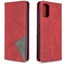 Mobigear Rhombus Slim Samsung Galaxy A41 Hoesje Bookcase - Rood