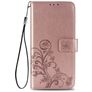 Mobigear Clover Samsung Galaxy S20 FE Hoesje Bookcase Portemonnee - Roségoud