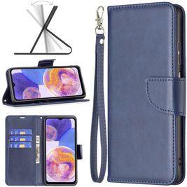 Mobigear Excellent Samsung Galaxy A23 Hoesje Bookcase Portemonnee - Blauw