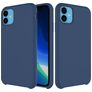 Mobigear Rubber Touch iPhone 11 Siliconen Hoesje Backcover - Marineblauw