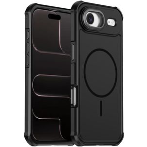 Mobigear Airbag Shockproof iPhone Air MagSafe Hoesje Hardcase Backcover Shockproof - Zwart