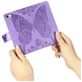 Mobigear Butterfly iPhone 7 Hoesje Bookcase Portemonnee - Paars