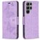 Mobigear Butterfly Samsung Galaxy S23 Ultra Hoesje Bookcase Portemonnee - Paars