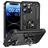 Mobigear Armor Ring iPhone 16 Pro Max Hoesje Hardcase Backcover Shockproof met Ringhouder - Zwart