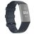 Mobigear Cross Siliconen Fitbit Charge 4 Bandje Gespsluiting - Blauw