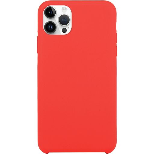 Mobigear Rubber Touch iPhone 15 Pro Max Siliconen Hoesje Backcover - Rood
