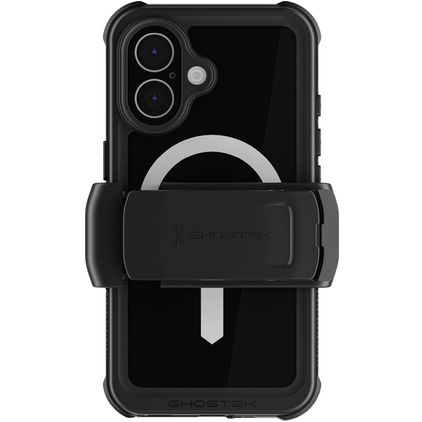 Ghostek Nautical Belt iPhone 16 Waterdicht MagSafe Hoesje Hardcase Backcover Shockproof - Zwart