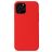 Mobigear Rubber Touch iPhone 13 Mini Siliconen Hoesje Backcover - Rood