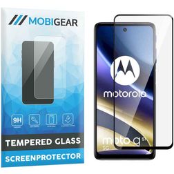 Mobigear Premium Motorola Moto G51 5G Glazen Screenprotector - Case Friendly - Zwart