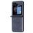 Mobigear Butterfly Samsung Galaxy Z Flip 6 Hoesje Backcover - Blauw