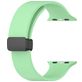 Mobigear Sport Mag Siliconen Apple Watch Bandje Magneetsluiting - 42/41/40/38 mm - Pastelgroen