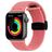 Mobigear Braided Mag Nylon Apple Watch Bandje Magneetsluiting - 49/46/45/44 mm - Roze