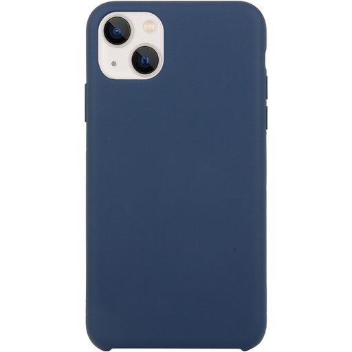 Mobigear Rubber Touch iPhone 15 Siliconen Hoesje Backcover - Donkerblauw