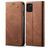 Mobigear Denim Slim Samsung Galaxy Note 10 Lite Hoesje Bookcase Portemonnee - Bruin