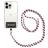 Mobigear Lanyard Universeel Verstelbaar Telefoonkoord - Wit / Rood / Groen