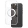CARE by PanzerGlass Feature Case iPhone 16 Pro Max MagSafe Hoesje Hardcase Backcover - Transparant / Zilver