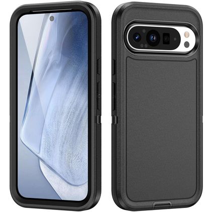 Mobigear Rugged Google Pixel 9 Pro Hoesje Hardcase Backcover Shockproof - Zwart
