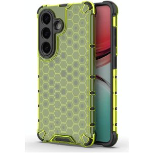 Mobigear Honeycomb Samsung Galaxy S26 Hoesje Hardcase Backcover Shockproof - Groen