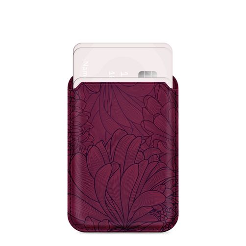 MIO Pasjeshouder - 3 Pasjes - MagSafe Compatible - Berry Blooms