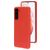 Mobiparts Samsung Galaxy S21 Siliconen Hoesje Backcover - Scarlet Red