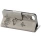 Mobigear Butterfly iPhone SE (2022) Hoesje Bookcase Portemonnee - Grijs