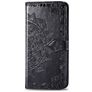 Mobigear Mandala Motorola Moto E6s (2020) Hoesje Bookcase Portemonnee - Zwart