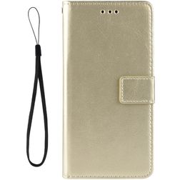 Mobigear Wallet LG K51s Hoesje Bookcase Portemonnee - Goud