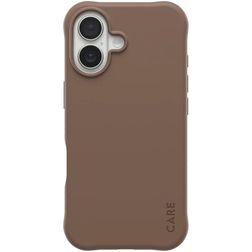 CARE by PanzerGlass Fashionable iPhone 17 Siliconen MagSafe Hoesje Backcover - Espresso