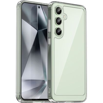 Mobigear Crystal Doorzichtig Samsung Galaxy S24 FE Hoesje Hardcase Backcover - Transparant