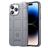 Mobigear Rugged Shield iPhone 14 Pro Max Hoesje Flexibel TPU Backcover Shockproof - Grijs