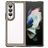 Mobigear Crystal Samsung Galaxy Z Fold 4 Hoesje Hardcase Backcover - Transparant / Grijs