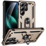 Mobigear Armor ring Samsung Galaxy S25 Ultra Hoesje Hardcase Backcover Shockproof met Ringhouder - Goud